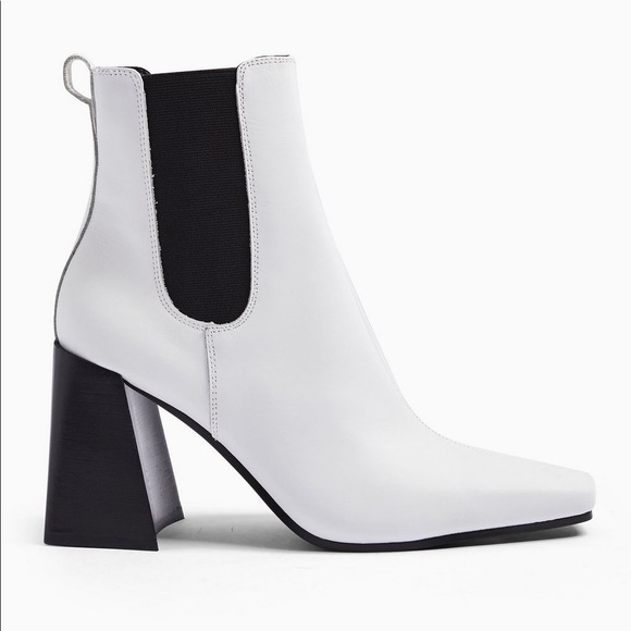 NWT Topshop Leather Chelsea Boots - Picture 3 of 7